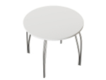 Стол обеденный круглый TLC-2.2 (ОС-11) White In 2S 742*900*900