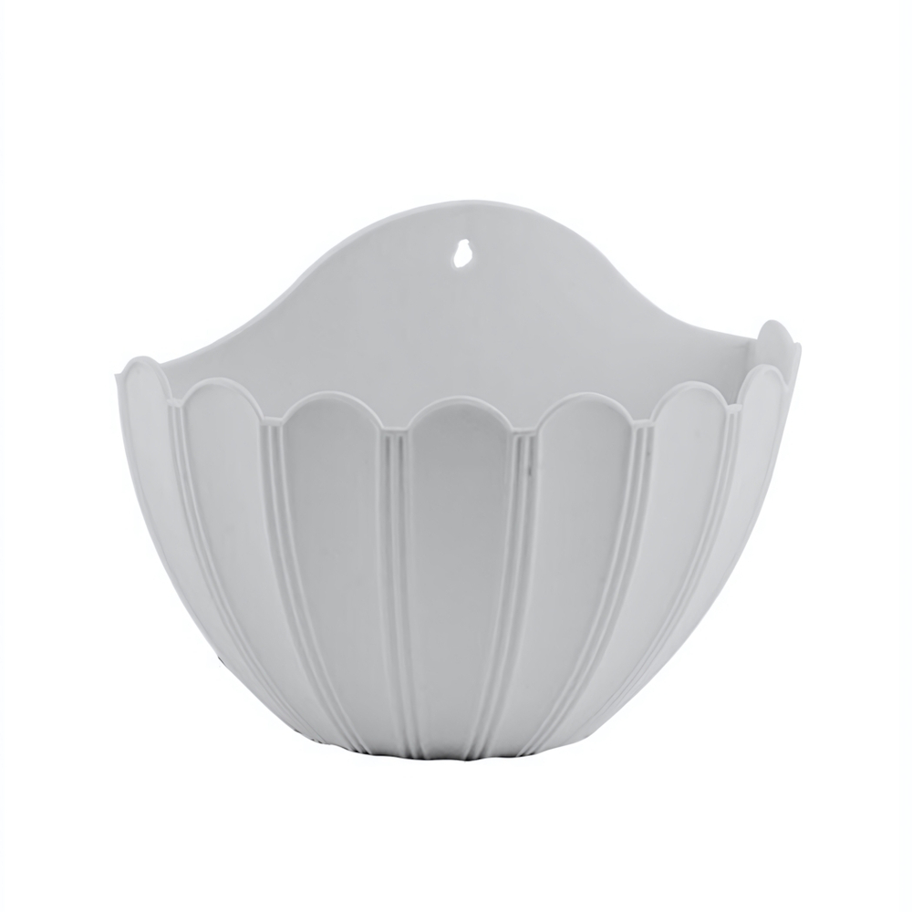 Кашпо "Хризантема" настенное 2л (бел)