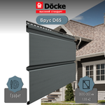 Сайдинг Docke PREMIUM Брус Графит 3,6м 1,08м2