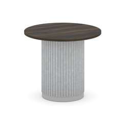 Felto Стол переговорный круглый D=900 PR.C.SPRG-004.D Дуб Мали/Металл Серый/Зимний Лес 900*900*750