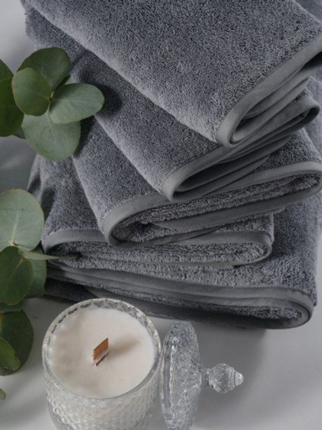 Набор полотенец 5шт Claire Batiste Atelier Ile стальной серый