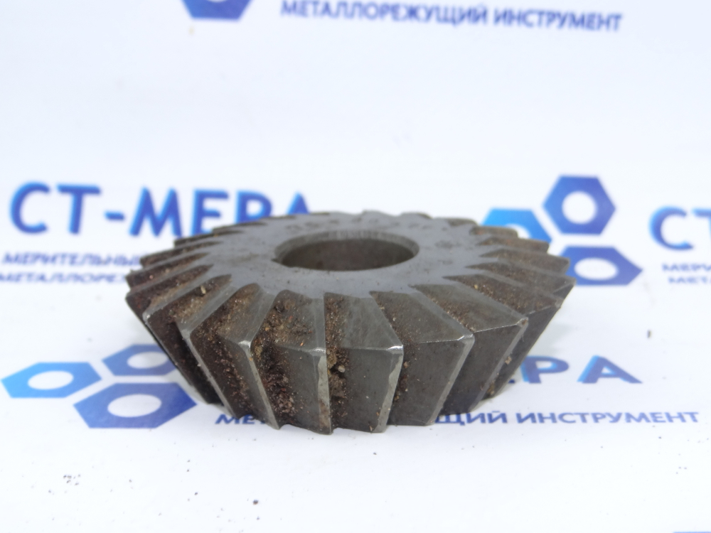 Фреза дисковая двухугловая несимметричная 75х20х22мм, 75° 9ХС Z=22 ( следы экспл)