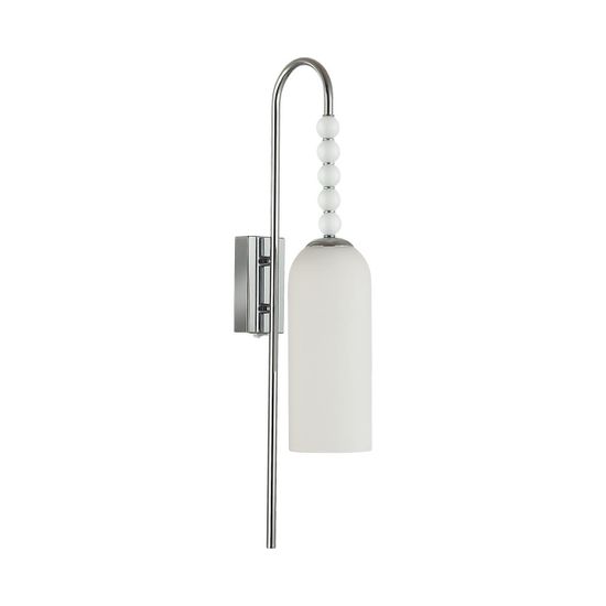 8270/1W NEOCLASSI хром/белый, металл/стекло Бра Е14 1*40W 220V TRACY