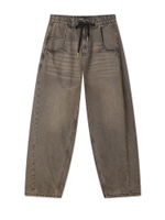 Женские Джинсы Washed Brown Elasticated Balloon