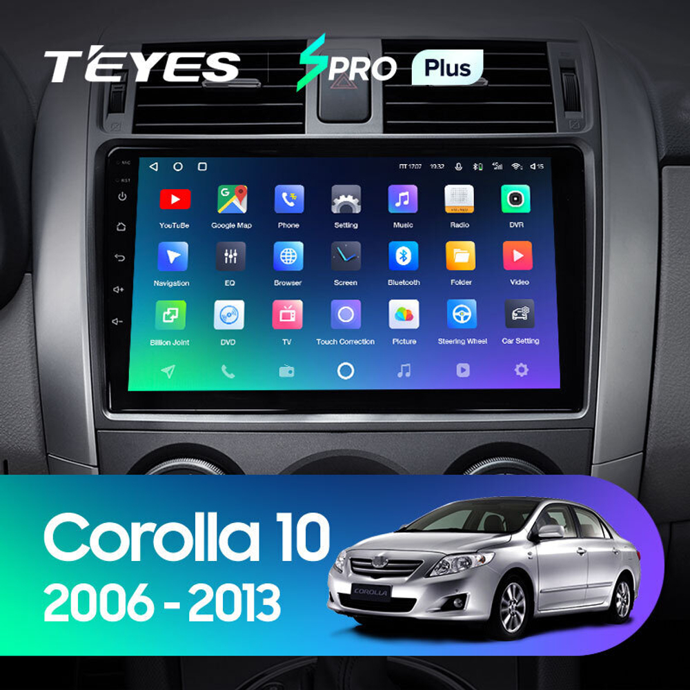Teyes SPRO Plus 9" для Toyota Corolla Axio Fielder 2006-2013