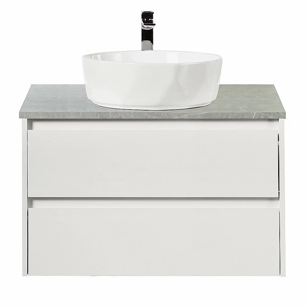 Тумба с раковиной и столешницей BelBagno KRAFT 80 Bianco Opaco