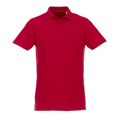 Мужское поло Helios с коротким рукавом  (Красный XXL)