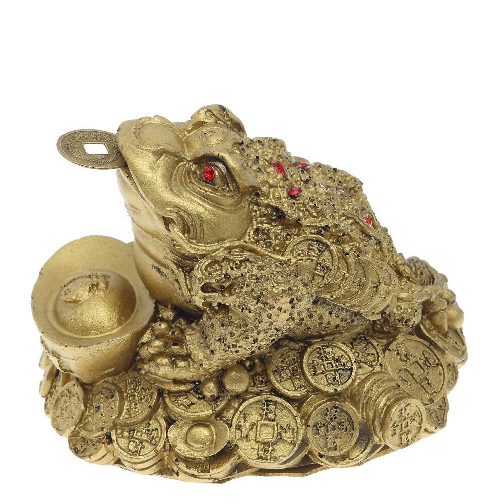 GAEM Фигурка декоративная "Лягушка денежная", L10,5 W9 H7,5 см