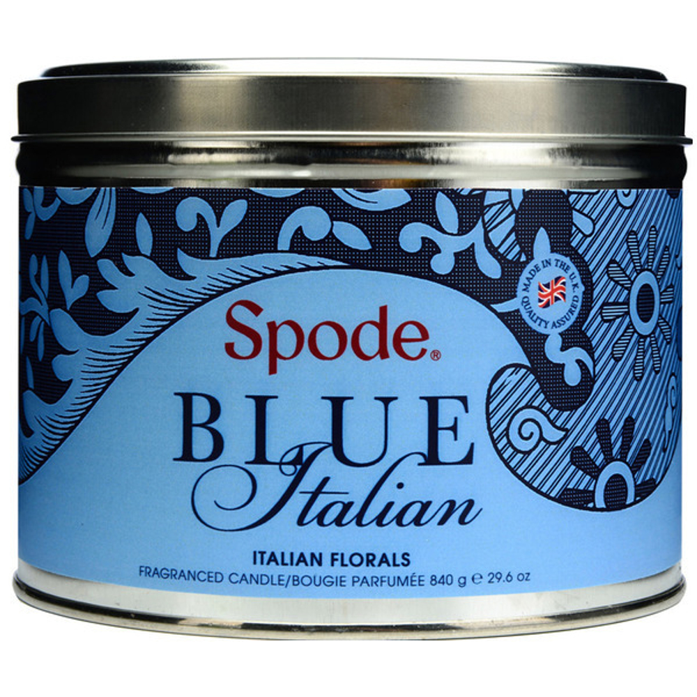 Свеча в жестяной банке с крышкой с 3 фитилями 13см Spode Споуд, ароматизированные свечи