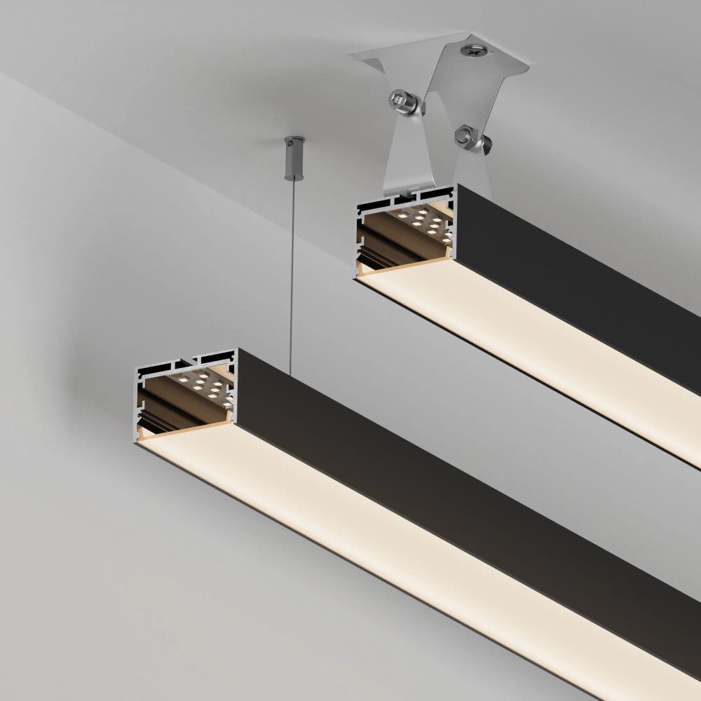 Профиль SL-LINE-4932-2000 BLACK (BY) (Arlight, Алюминий) 062589