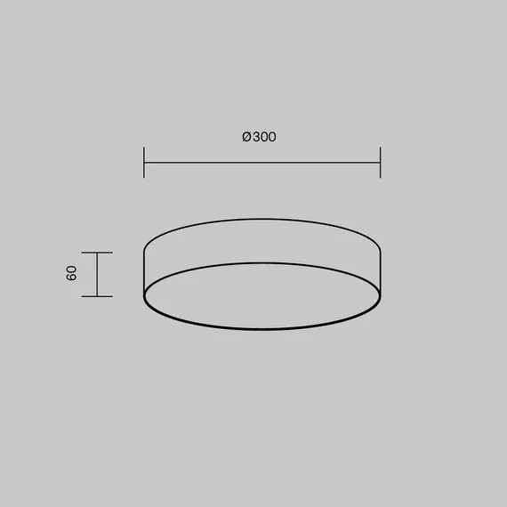 Потолочный светильник Зон / Zon 36 Вт 4000 К 120° Technical c032cl-36w4k-rd-b