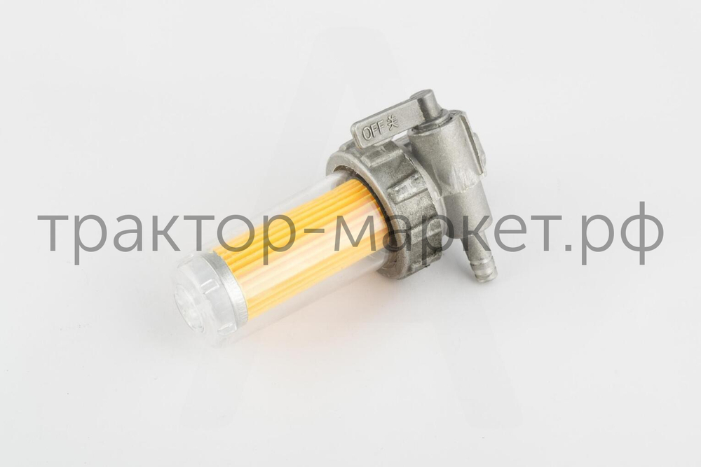R180-R190-R195 Кран топливный в сборе с фильтром
