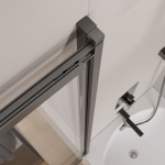 Шторка на ванну Cezares SLIDER-VF-11-90/150-C-GM