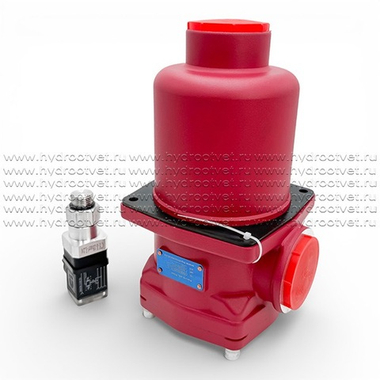 WKRFBN/HC160DE10B1.X - Сливной фильтр гидравлический одинарный модели RF тонкость фильтрации 10 мкм, типоразмер 160, вид присоединения: резьба G11/4, материал корпуса - чугун, рабочее давление до 25 бар, визуальный индикатор загрязнения