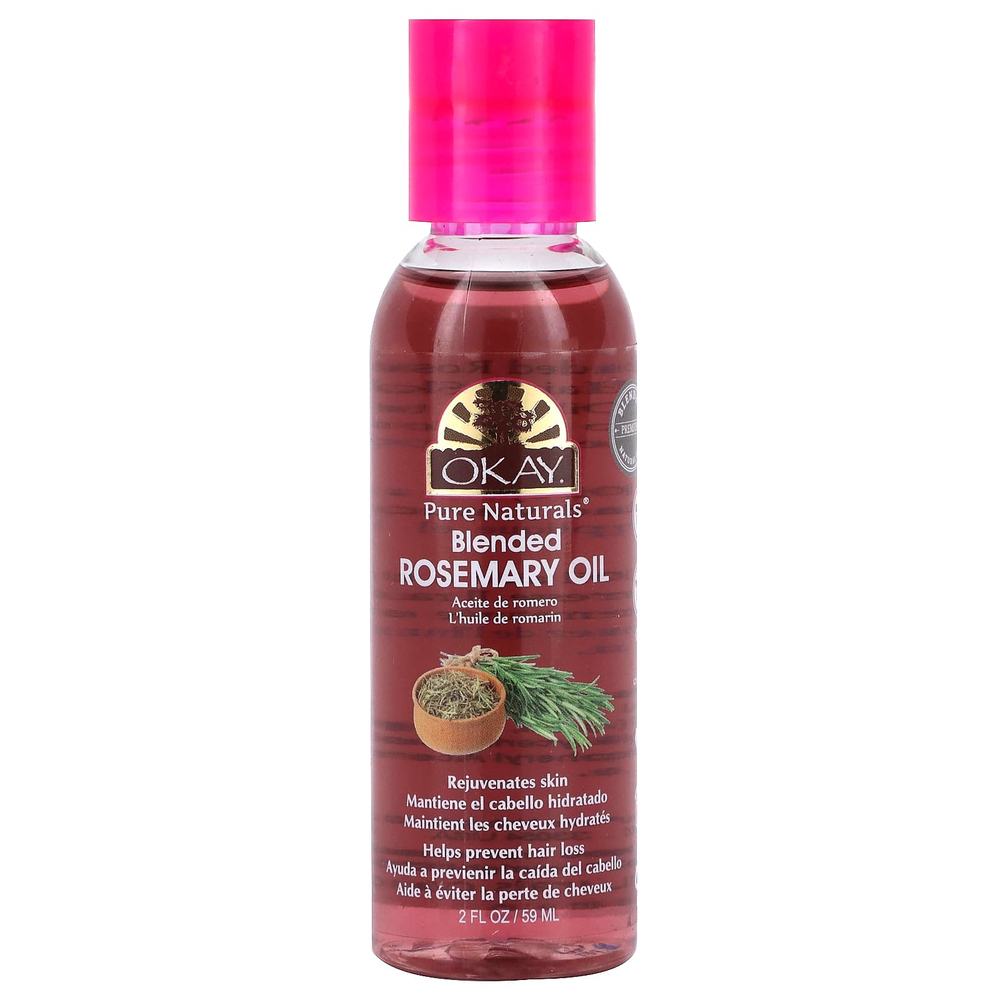 Okay Pure Naturals, Смешанное масло розмарина, 59 мл (2 жидк. унц.)