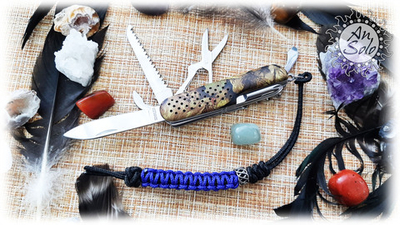 Темляк из паракорда "Поток"