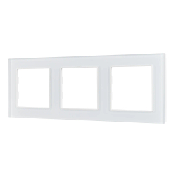 Рамка стеклянная FRM-GLARE-GS-3-WH (Arlight, -) 043799