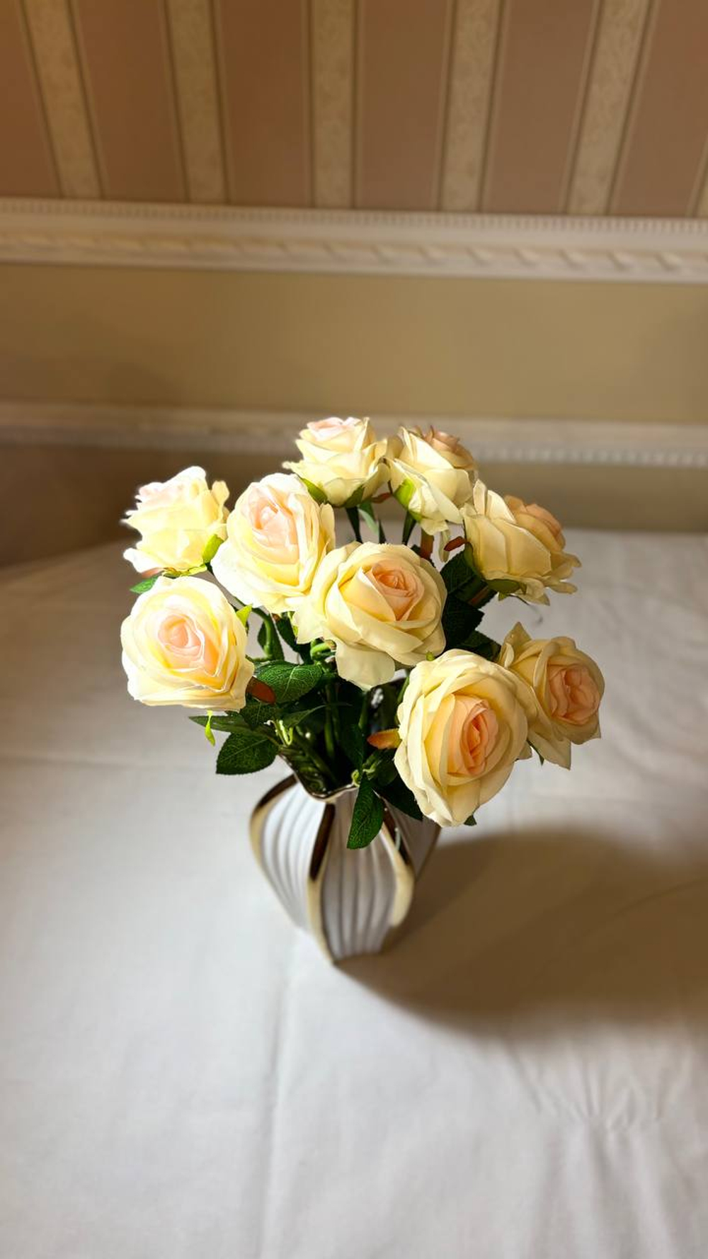 45 см розы желтые