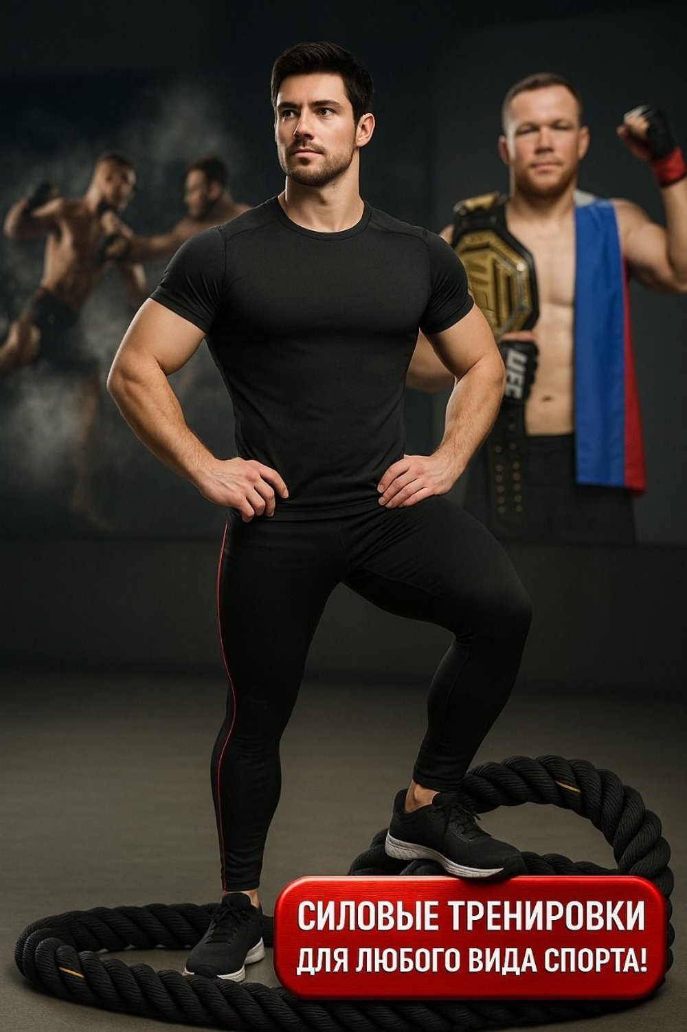 Канат спортивный тренировочный для кроссфита