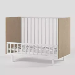 Детская кроватка  на маятнике Incanto Cambridge Белый/дуб