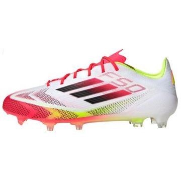 Футбольные бутсы Adidas F50 League , Низкие Белые и Красные кроссовки