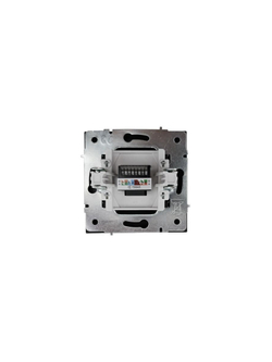Розетка компьютерная 1-мест. СП ZIMA IP20 черн. бархат LEZARD 704-4288-140