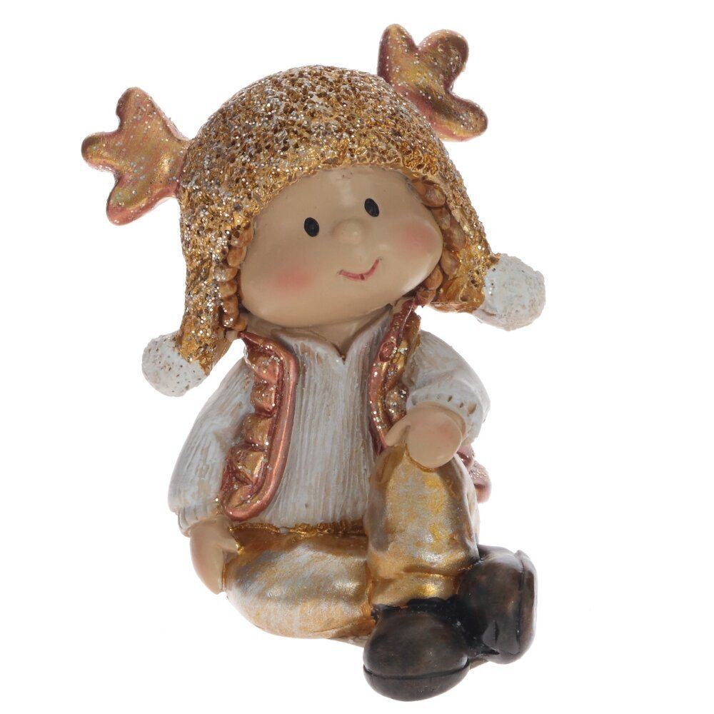 GAEM Фигурка декоративная "Мальчик/Девочка", L5,5 W6 H6,5 см, 2в.