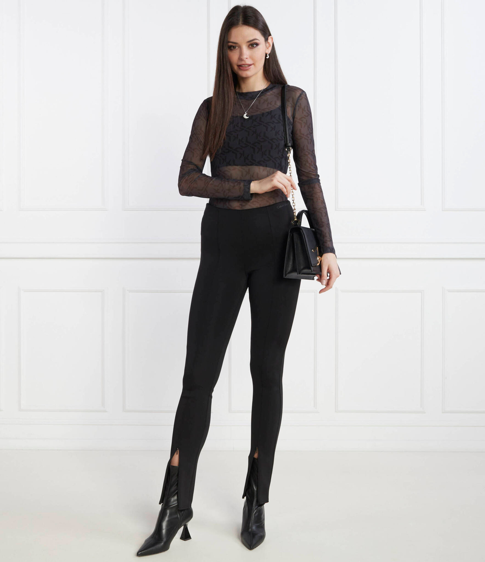 Блузка klj lslv Karl Lagerfeld Jeans - графитовый(240J1709)