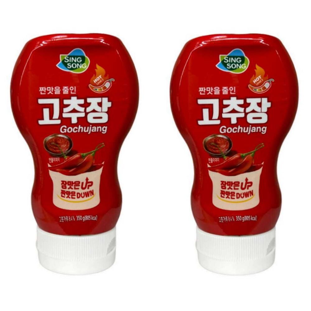 Соевая паста Кочуджянг Sing Song Gochujang Hot 350 г, 2 шт