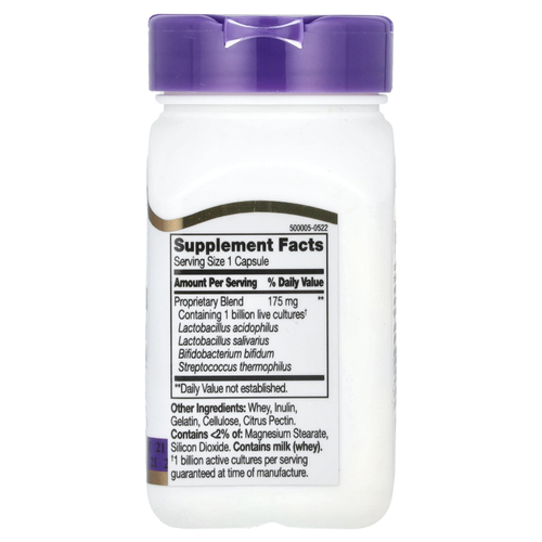 21st Century, смесь ацидофильных пробиотиков, 100 капсул