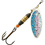 Блесна для рыбалки AQUA LONG 07,0g, лепесток № 2, цвет LO-02 (серебро, синий, черный), 1 штука