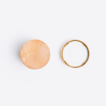 Герметичный контейнер (баночка) с крышкой из сибирского кедра. K57