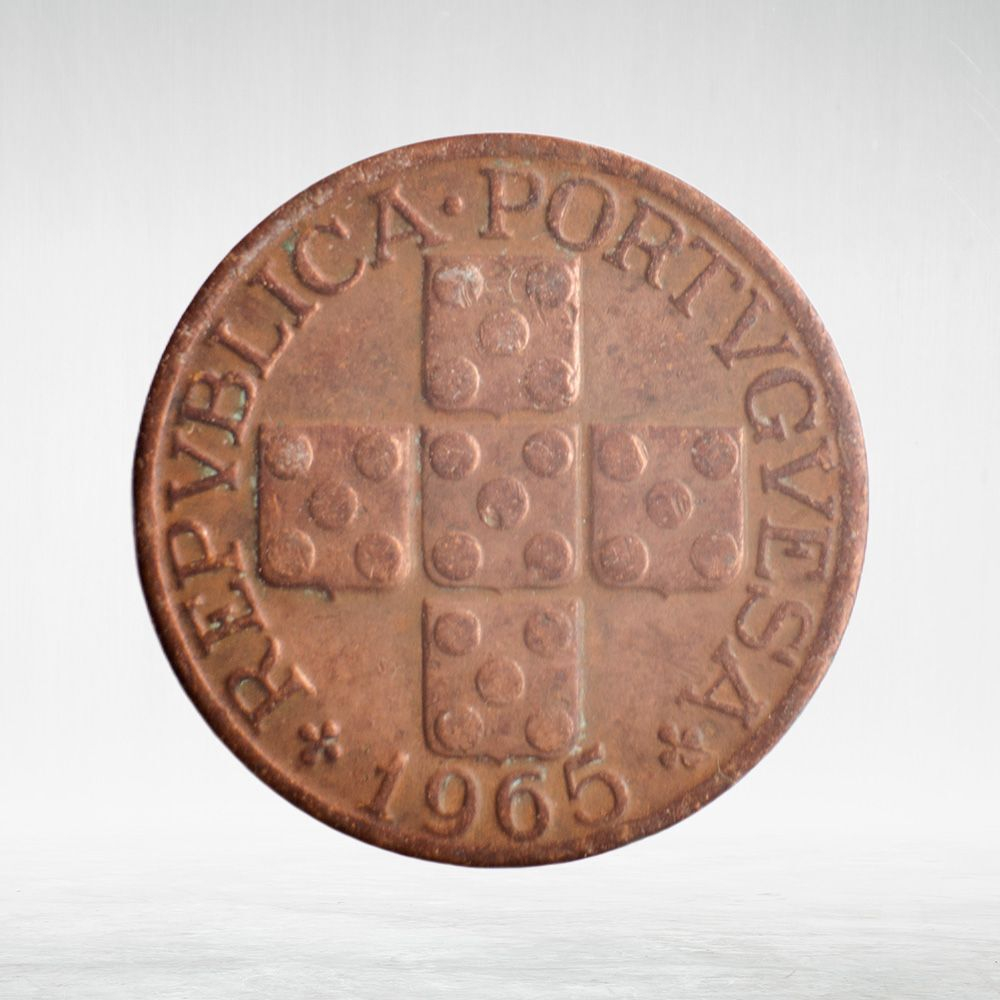 Portugal, 20 Centavos, 1965, VF