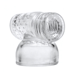 Насадка прозрачная для мужской мастурбации для массажеров Magic Wand и Hitachi (Цвет: прозрачный)