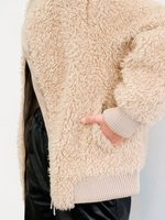 Куртка бомбер из шерсти, SilverFox (арт.S2302-001)
