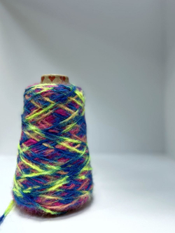 Пряжа для вязания DAMA теплая пушистая аркобалено