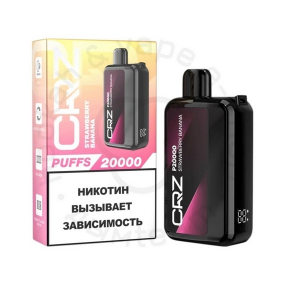 Одноразовая ЭС CRZ 20 000 &quot;Клубника Банан&quot; (Strawberry Banana) (M)
