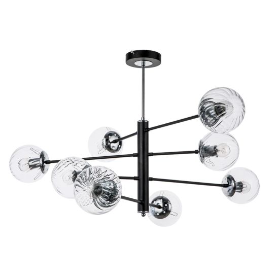 Люстра на штанге Arte Lamp SEGIN A3566PL-8BK