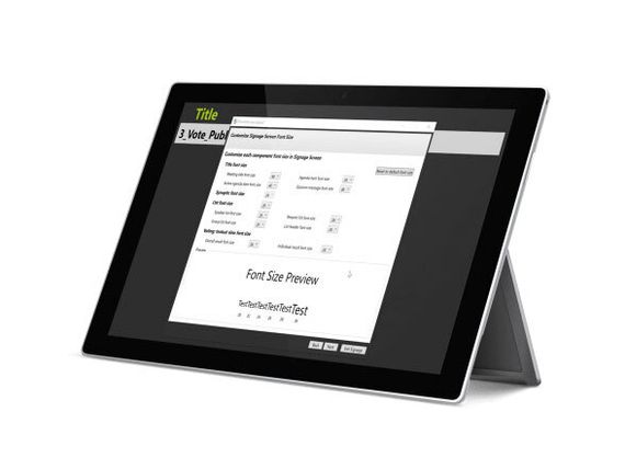 Televic CoCon Signage Лицензия на ПО отображения хода мероприятия на внешних экранах