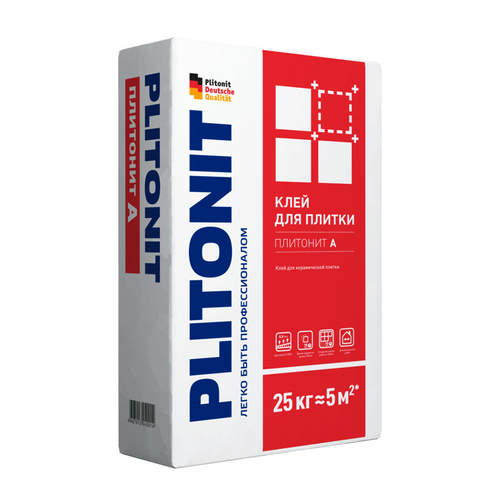 Клей для плитки Plitonit A, для внутренних работ, 25 кг