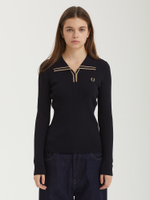 Женское Поло Ribbed Knitted