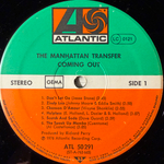 The Manhattan Transfer ‎– Coming Out (Германия 1976г.)Т