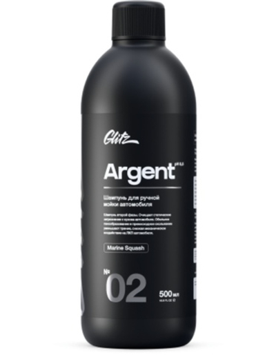 GLITZ 02 Argent - Шампунь для ручной мойки автомобиля 500 мл