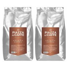 Кофе в зернах Piazza del Caffe Arabica densa 1 кг x 2 шт