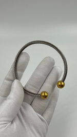 Браслет кафф биколор