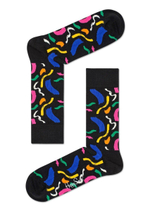 Носки унисекс Brush Stroke Socks с цветными мазками кисти (Размер: 29) (Цвет: молочный)