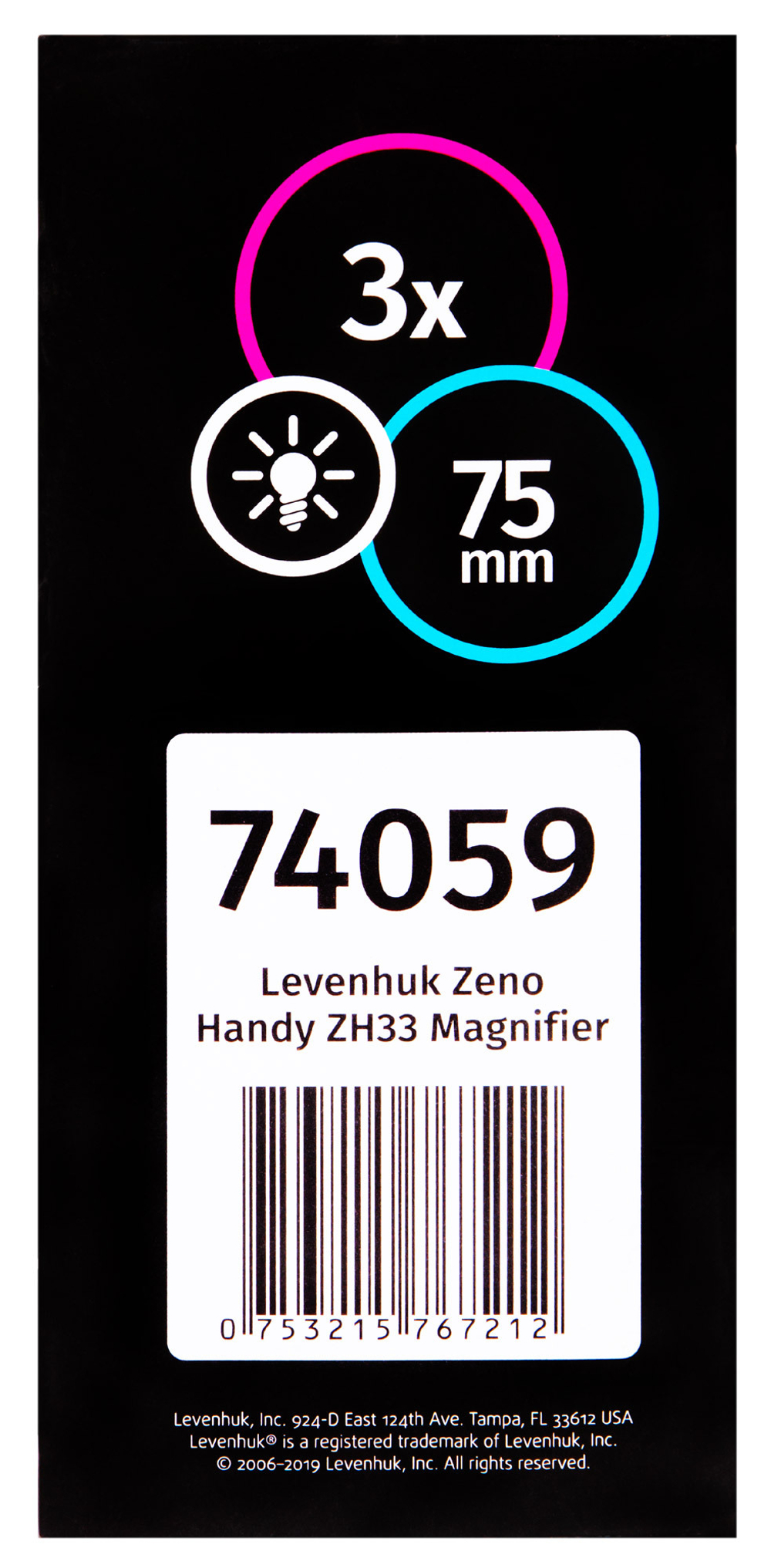 Лупа ручная Levenhuk Zeno Handy ZH33 - фото 11