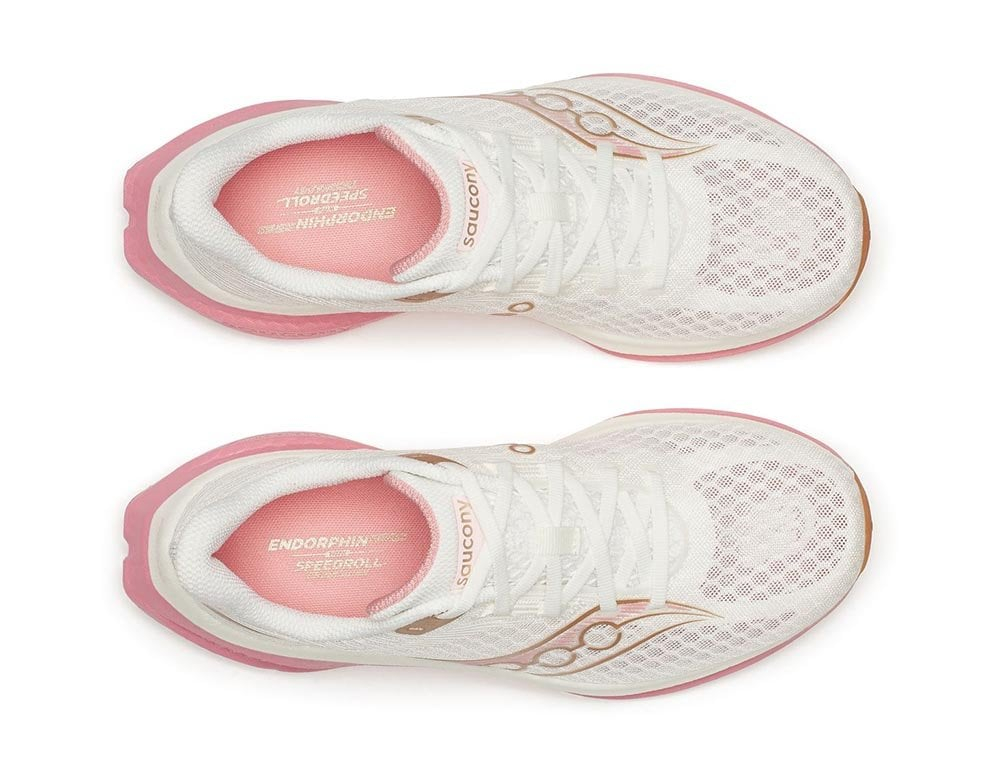 Кроссовки для бега женские Saucony Endorphin Speed 5 W Бело-розовые