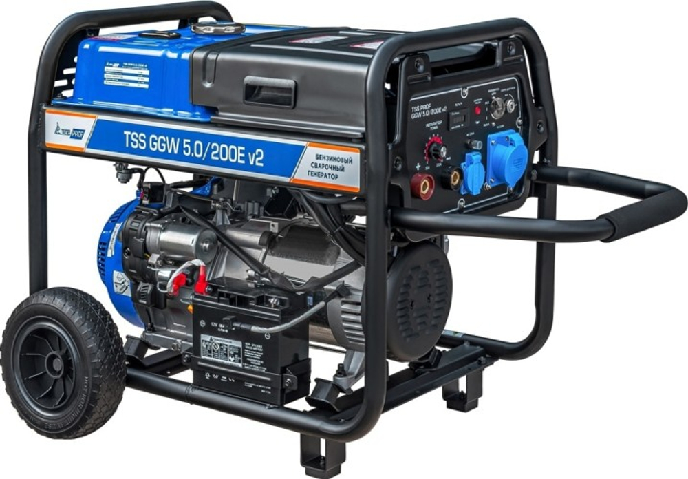 Сварочный генератор ТСС PROF GGW 5.0/200E v2 бензиновый 045624