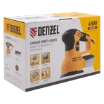 Машина шлифовальная эксцентриковая OS-125, 450 Вт, 6000-12000 об/мин Denzel, 27601